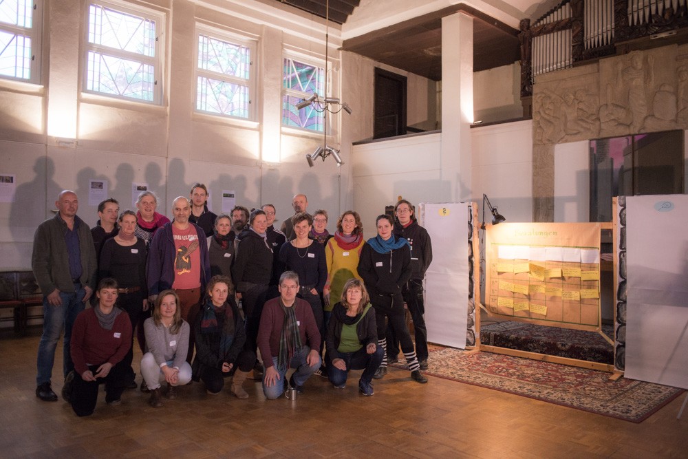 Werkstattgruppe in der Christuskirche - Foto: Simon Rüger